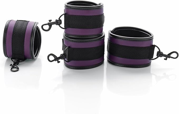 6pcs Black PU Adjustable Straps Sports Training Fitness Gear Home Yoga Set-GravixFit