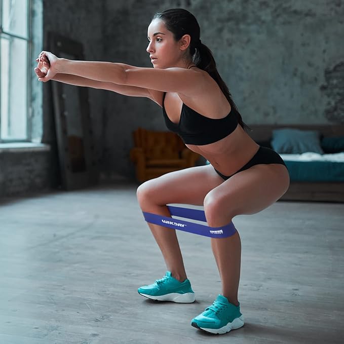 Resistance Bands for Working Out Exercise Loop Bands Workout Bands Set for Men Women Body Stretching, Crossfit Training, Home Workout, Physical Therapy, Booty Legs, Set of 5-GravixFit