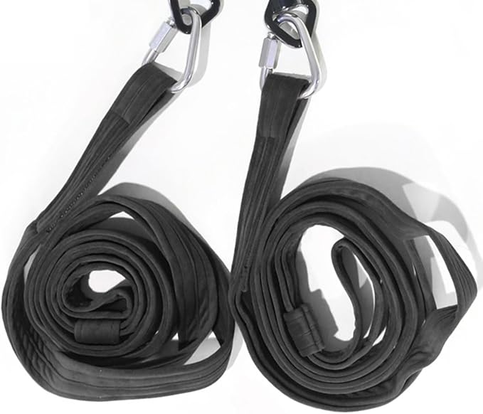 6.6ft 2m Aerial Loops Aerial Straps Ropes Aerial Acrobatics Body Loop Trapeze Circus Apparatuses Equipment Yoga Straps 1 pairs-GravixFit