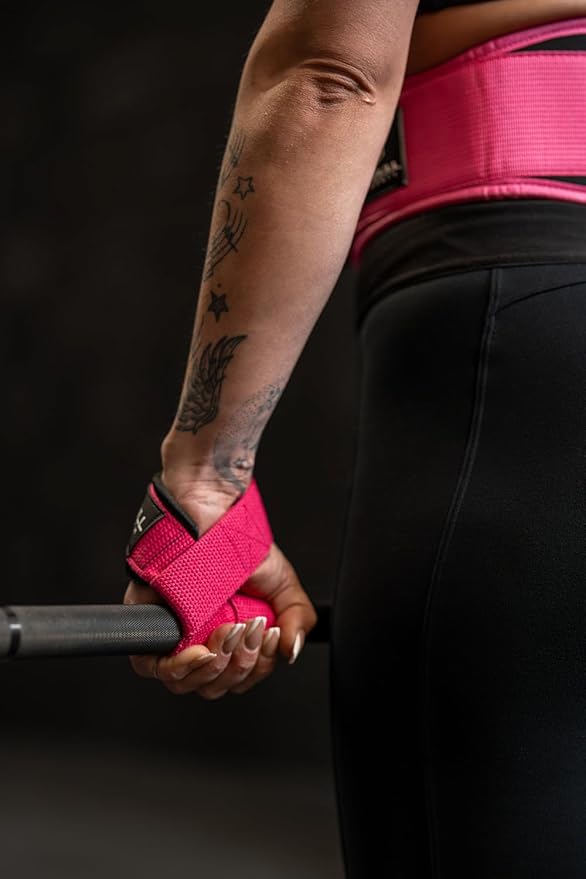 Lifting Wrist Straps for Weightlifting (1 Pair) – Padded Lifting Straps for Deadlifts, Powerlifting, Strength Training & Bodybuilding – Gym Straps for Men & Women-GravixFit