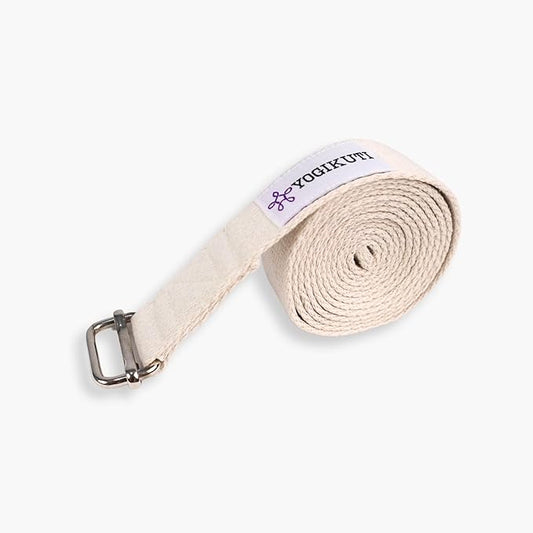 Yoga Strap - Adjustable D-Ring Buckle Yoga Belt for Pilates, Gym Workouts, and Physical Therapy | Improves Sitting Posture for Women & Men-GravixFit