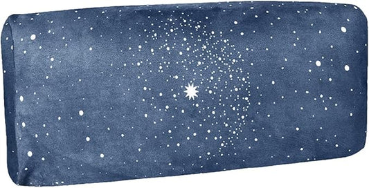 YOGA DESIGN LAB | The Yoga Bolster | Comfortable, Supportive Eco-Friendly Luxury Yoga Cushion | Recycled Plastic Bottle Microfiber | Natural Cotton, Foam Filling (Celestial)-GravixFit
