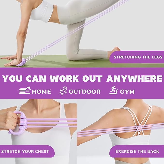 Resistance Bands with Handles, Single Resistance Bands, Exercise Bands with Comfortable Handles, Resistance Training, Physical Therapy, Home Workouts, Fitness, Pilates-GravixFit