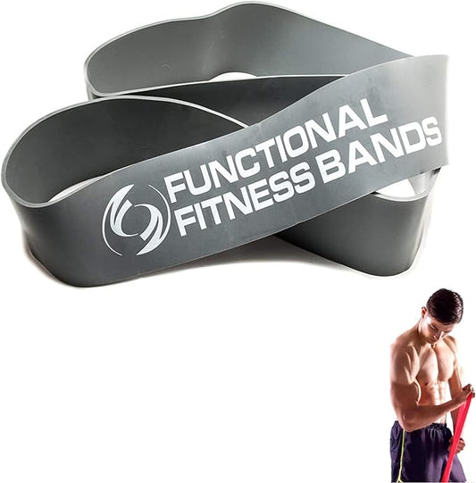 Functional Fitness Pull Up Assist Resistance Bands | Heavy Duty Exercise Bands for Powerlifting, Mobility, and Stretching | Travel Friendly Resistance Bands for Workout-GravixFit