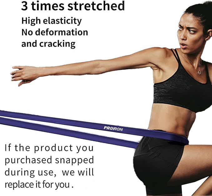 PROIRON Resistance Bands,Pull Up Assistance Bands,Exercise Workout Band for Men & Women,Thick Heavy Duty Resistance Band Set for Working Out,Stretching, Physical Therapy-GravixFit