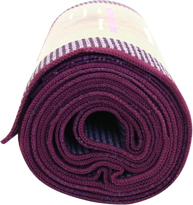 Hugger Mugger Yoga Towel - Ultraviolet - Soft, Absorbent, Fast Drying, Non-Slip Backing, use by iteself or Over a Yoga mat, hot Yoga, Helps with Slippery Hands and feet-GravixFit