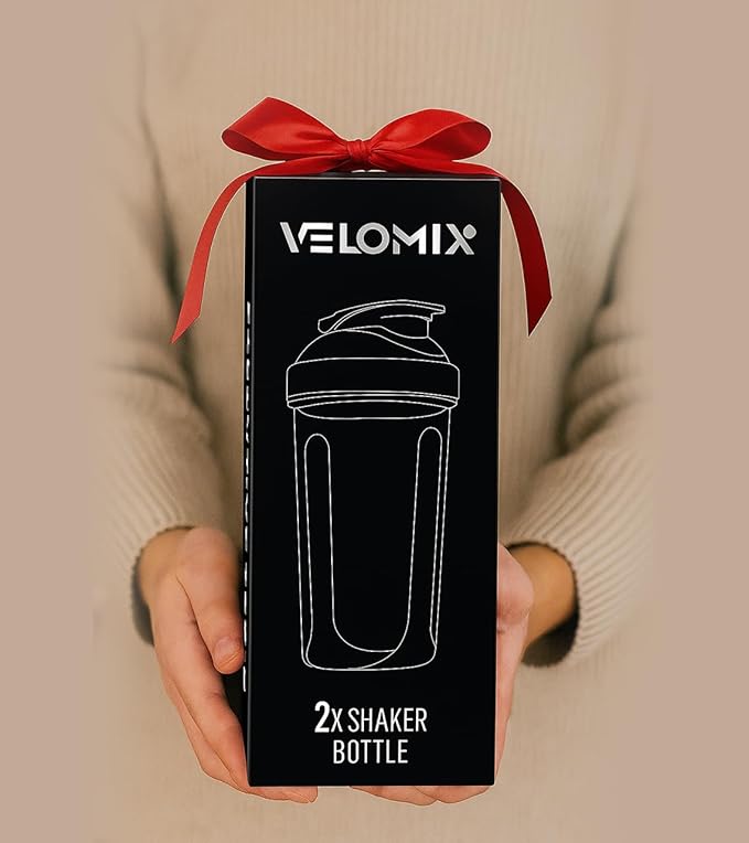 '-2 Pack- 28 oz Protein Shaker Bottles for Protein Mixes - 2x Wire Whisk | Leak Proof Shaker Cups for Protein Shakes | Bottle Pack | Shakers for Protein Shakes-(With Gift Box)-GravixFit