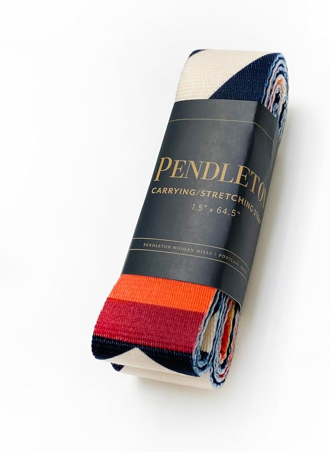 Yune Yoga x Pendleton Strap – Fire Legend Design – 100% Cotton Yoga Stretching & Carrying Strap – Eco-Friendly, Durable, Adjustable – Ideal for All Yoga Levels-GravixFit