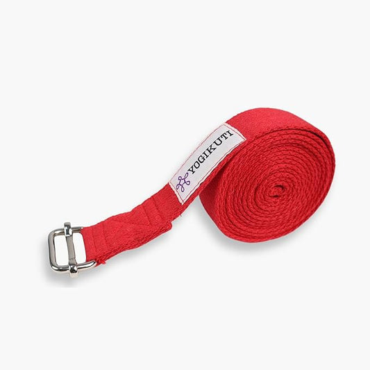 Yoga Strap - Adjustable D-Ring Buckle Yoga Belt for Pilates, Gym Workouts, and Physical Therapy | Improves Sitting Posture for Women & Men-GravixFit