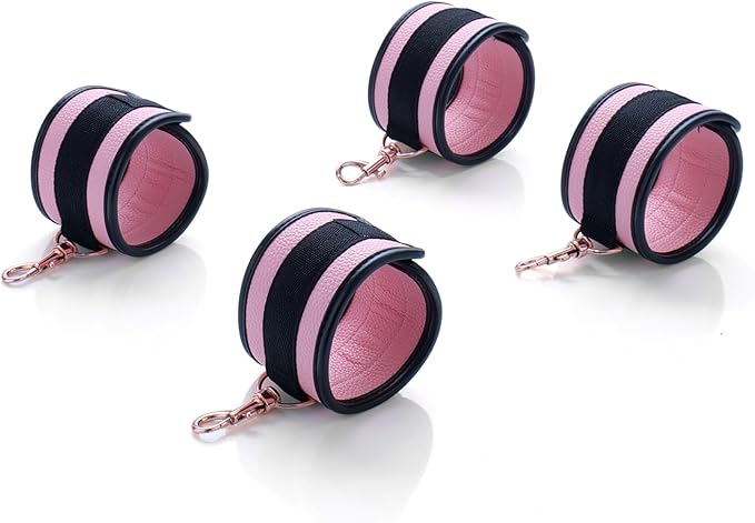 6pcs Black PU Adjustable Straps Sports Training Fitness Gear Home Yoga Set-GravixFit