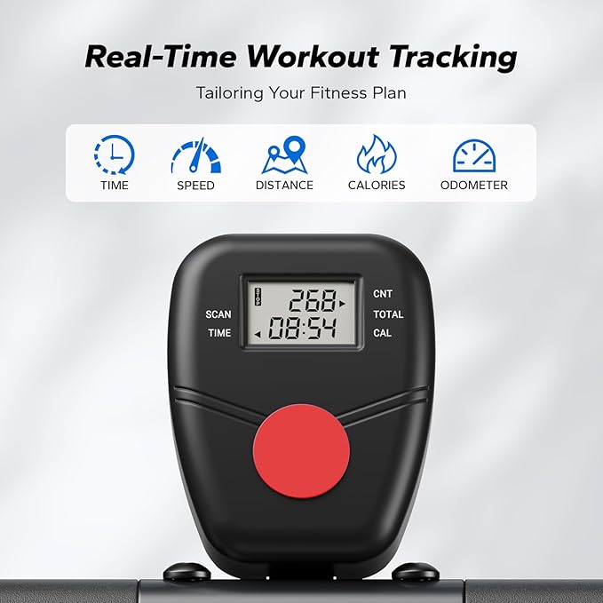 Squat Machine, MERACH R07 2 in 1 Squat Rowing Machine, Easy Setup & Foldable Exercise Equipment, Glute Trainer Machine, Glutes & Leg Home Workout Machine-GravixFit