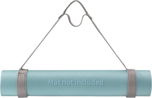 Trilancer Adjustable Yoga Mat Strap With Hook and Loop Closure, Yoga Mat Holder Carrier,and Organizing-Mat Not Included-GravixFit