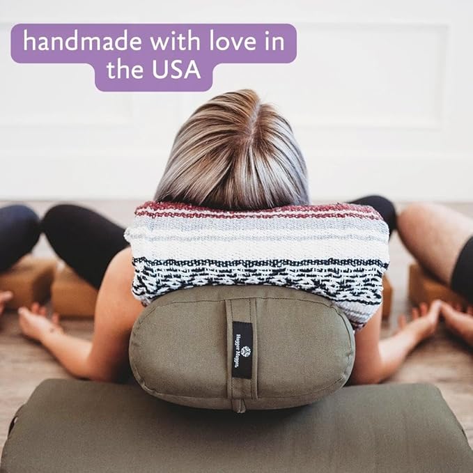 Hugger Mugger Standard Yoga Bolster - Firm, Supportive, Handmade, Durable-GravixFit