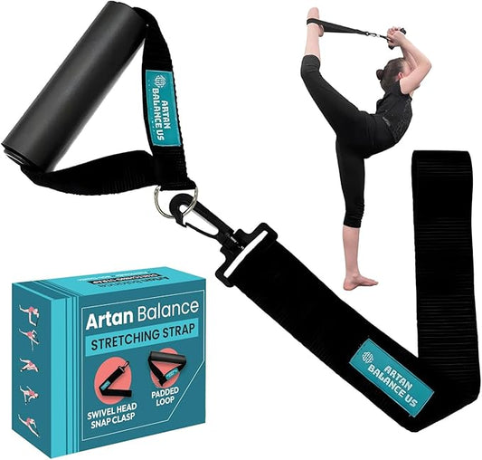 Stretching Straps for Flexibility, Balance, and Leg Stretching – Multiple Styles for Yoga, Ballet, Dance, Gymnastics & Physical Therapy-GravixFit