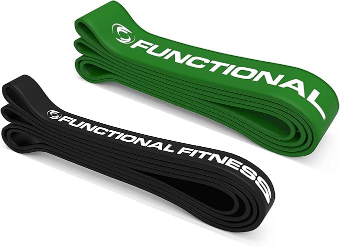 Pull Up Assist Bands Set by Functional Fitness. Heavy Duty Resistance and Assistance Training Band-GravixFit