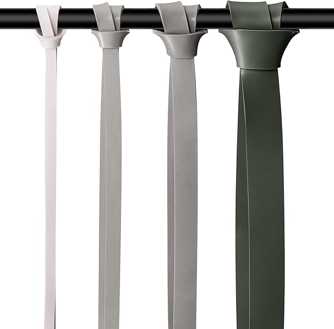 Retrospec Lift Resistance Pull Up Assistance Band Set for Working Out, Home Fitness, Toning, Stretching. Physical Therapy, Muscle Training & Exercise - Lightweight & Portable for Men & Women-GravixFit