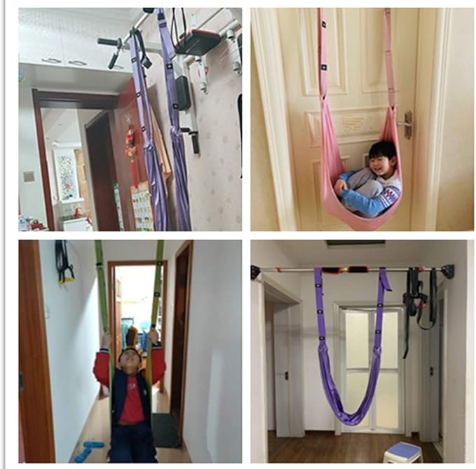 TOCO FREIDO Waist Back Leg Stretch Strap/Yoga Fitness Band, Leg Stretching Assist Trainer, Yoga Stretcher, Back Bend Split Inversion Strap for Fitness, Dance, Ballet, Gymnastics-GravixFit