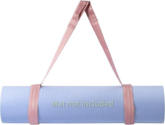 Trilancer Adjustable Yoga Mat Strap With Hook and Loop Closure, Yoga Mat Holder Carrier,and Organizing-Mat Not Included-GravixFit