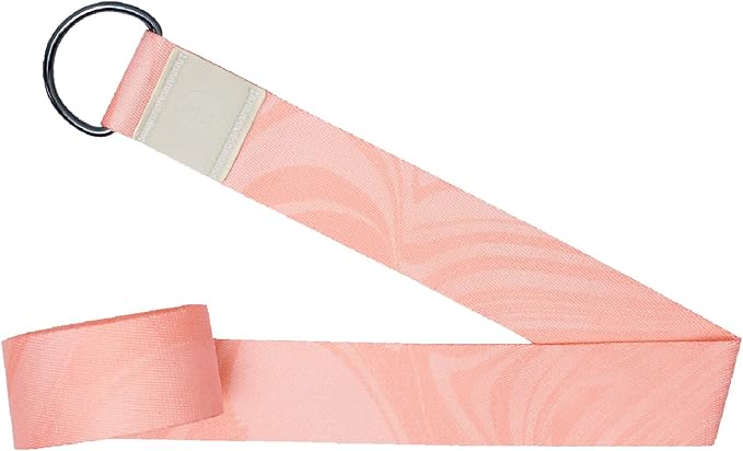 yogadesignlab YOGA DESIGN LAB | The Yoga Strap | Luxurious, Extra Long, Super Soft, Eco Printed | Studio Quality, Adjustable | Safely Stretch Further and Hold Longer | 8 ft Long-GravixFit