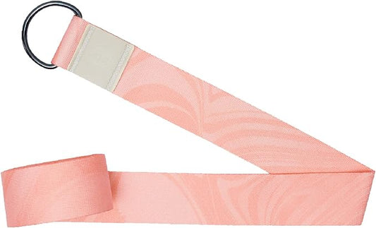 yogadesignlab YOGA DESIGN LAB | The Yoga Strap | Luxurious, Extra Long, Super Soft, Eco Printed | Studio Quality, Adjustable | Safely Stretch Further and Hold Longer | 8 ft Long-GravixFit