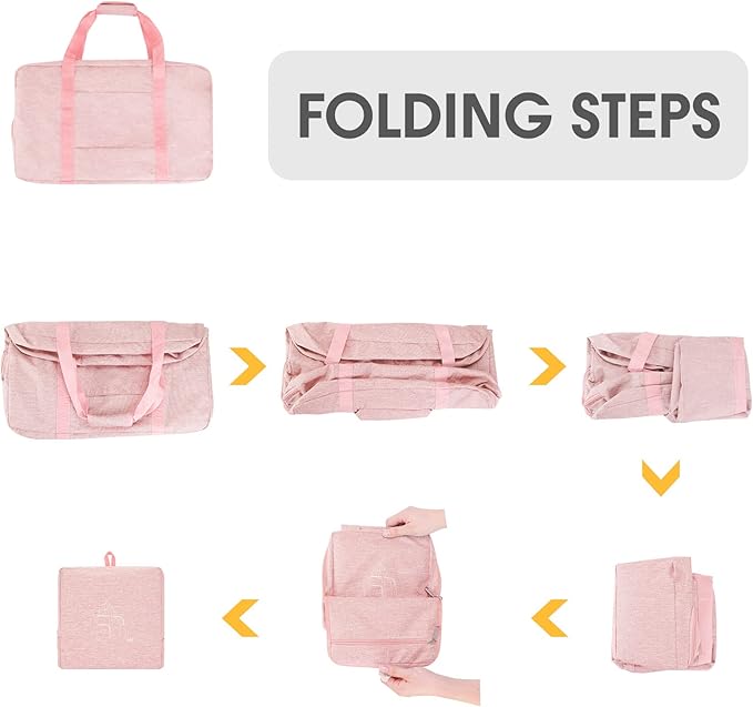 WANDF Foldable Travel Duffel Bag 60-120L Duffle Carry on for Women and Men-GravixFit