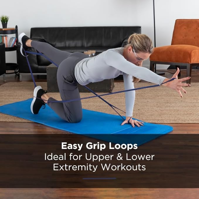 THERABAND CLX Resistance Band with Loops-GravixFit