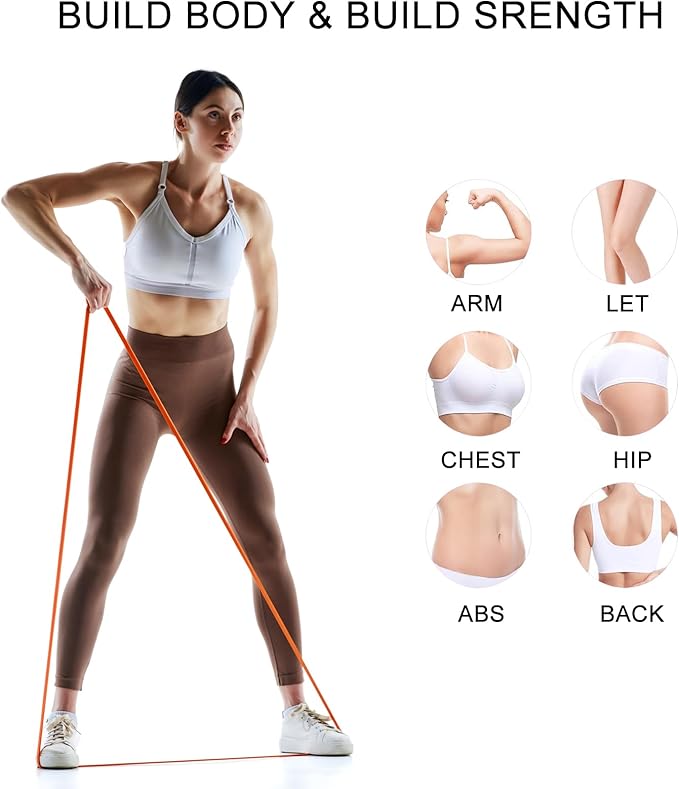 12-Pack Resistance Bands Set - Pull Up Assist, Strength Training & Physical Therapy for Home Gym | Exercise Loop Bands for Men & Women-GravixFit