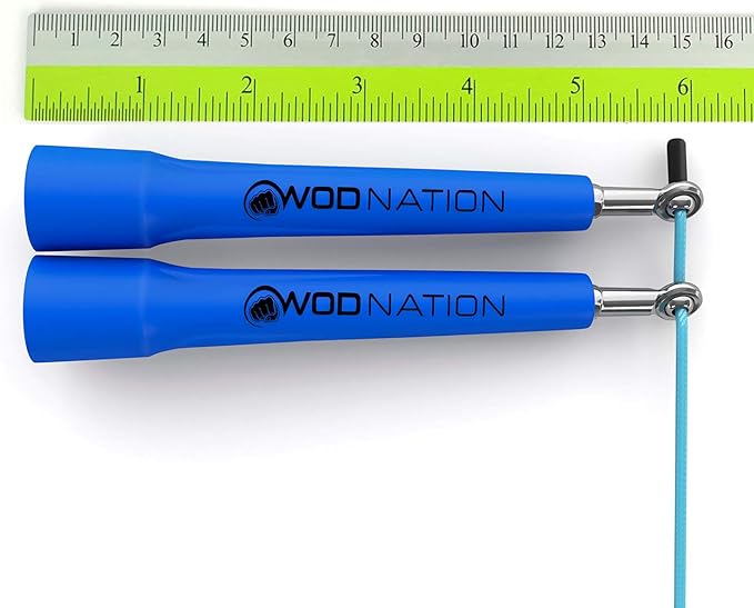 WOD Nation Adjustable Speed Jump Rope For Men, Women & Children - Blazing Fast Fitness Skipping Rope Perfect for Boxing, MMA, Endurance-GravixFit
