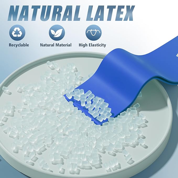 WHATAFIT Resistance Bands, Exercise Bands，Resistance Bands for Working Out, Work Out Bands with Handles for Men and Women Fitness, Strength Training Home Gym Equipment-GravixFit