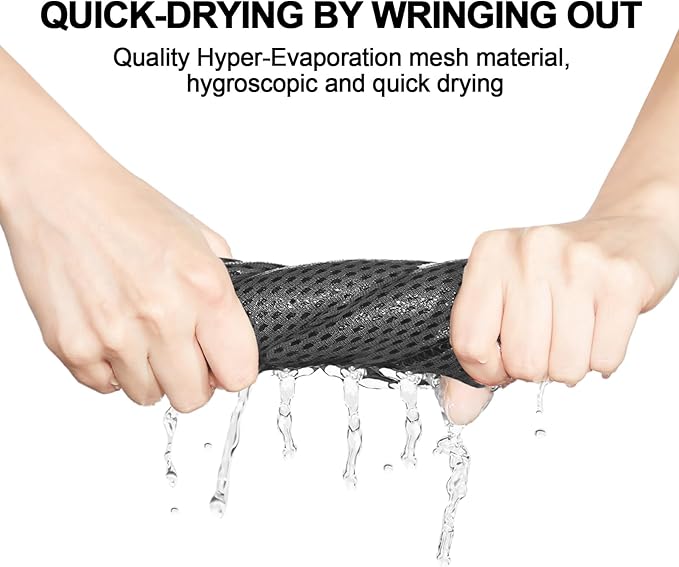 Honoson Cooling Towel Bulk - Neck & Face Cool Chilly Towels Microfiber Breathable Sport Sweat Rag for Gym, Yoga, Travel, Camping, Running, Outdoor-GravixFit