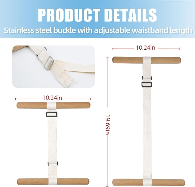 –Innovative Stretching Equipment for Enhanced Flexibility, Pain Relief, and Improved Mobility. it Improves Posture and Offers Adjustable Length Easily Perform Yoga and Stretching, and at Home!-GravixFit