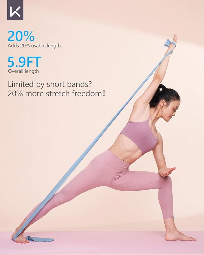 KEEP Resistance Bands for Working Out, Exercise Bands for Legs and Booty, Natural Latex Workout Bands for Women and Men, Stretch Bands for Exercise, Physical Therapy, Fitness, Pilates-GravixFit
