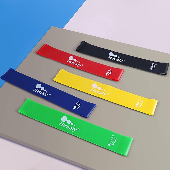 Himaly Anti-Break Resistance Band, Elastic Exercise Band, Hand and Ankle Straps, Indoor and Outdoor Fitness, Portable Resistance Band, Whole Body Exercise-GravixFit