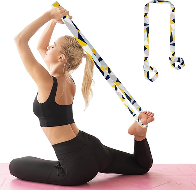 ZOOEASS Yoga Mat Strap, Adjustable Durable Yoga Mat Carrier & Stretching Strap, Multiple Color Choices-GravixFit