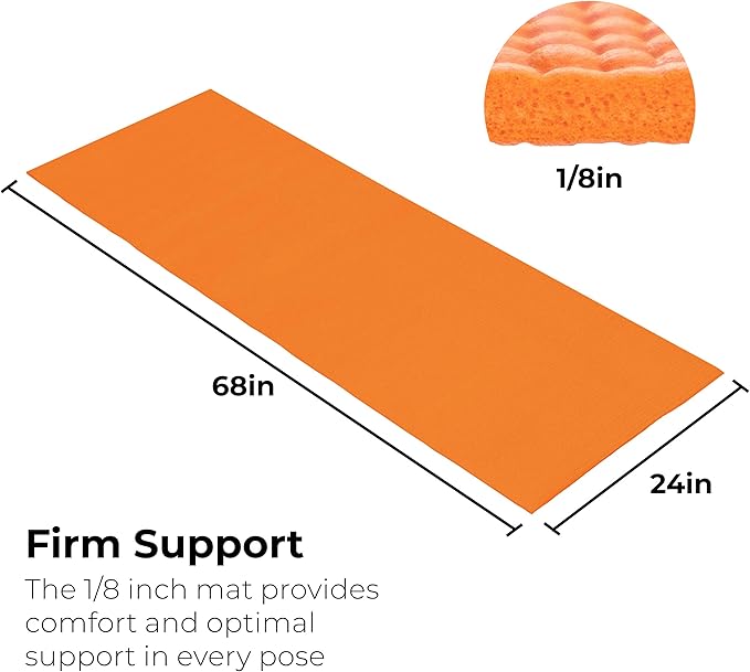 Hello Fit 10-Pack Yoga Mat, 68" x 24" Non Slip Exercise Mat, 4mm Thick Gym Mat for Fitness and Stretching, Bulk Non Toxic Yoga Mats for Schools and Studios-GravixFit