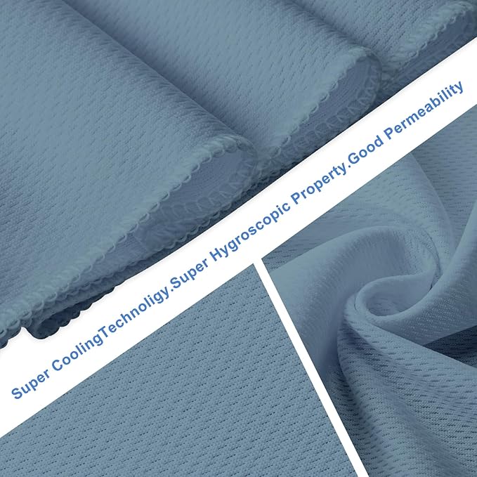 Honoson Cooling Towel Bulk - Neck & Face Cool Chilly Towels Microfiber Breathable Sport Sweat Rag for Gym, Yoga, Travel, Camping, Running, Outdoor-GravixFit