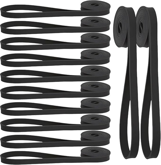 12-Pack Resistance Bands Set - Pull Up Assist, Strength Training & Physical Therapy for Home Gym | Exercise Loop Bands for Men & Women-GravixFit