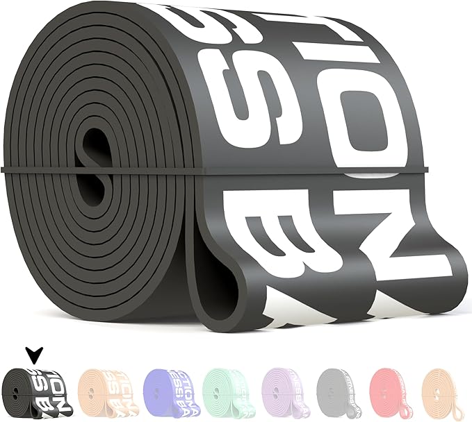 Functional Fitness Pull Up Assist Resistance Bands | Heavy Duty Exercise Bands for Powerlifting, Mobility, and Stretching | Travel Friendly Resistance Bands for Workout-GravixFit