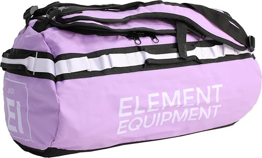 Element Equipment Trailhead Duffel Bag Shoulder Straps Waterproof Violet/Lavendar Large-GravixFit