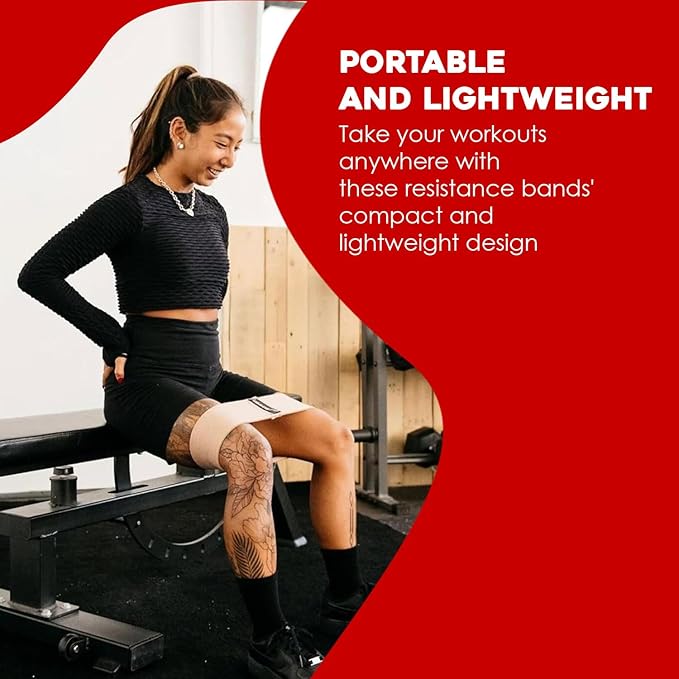 Resistance Bands Set, Versatile Latex Exercise Bands for Home and Gym Workouts, Ideal Workout Equipment for Men and Women, Resistance Bands for Legs, Physical Therapy, (3-Pack)-GravixFit