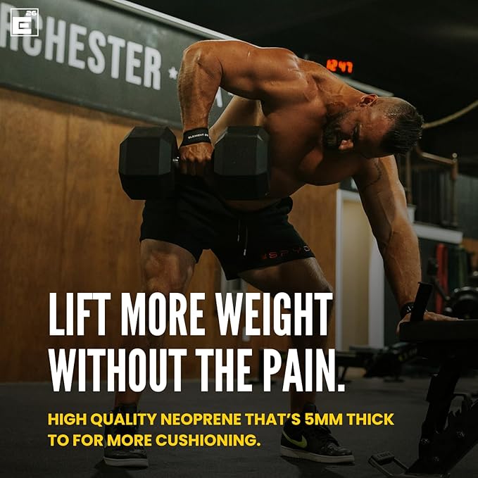 Element 26 Lifting Wrist Straps (Pair) With Guide - Weightlifting & Strength Training Straps for Men and Women-GravixFit