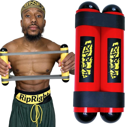 Premium RipStick Pillz, Workout Equipment for Joint Rehab, Shoulder Strength, Resistance Training, and Muscle Building, with 6 Adjustable Resistance Bands-GravixFit
