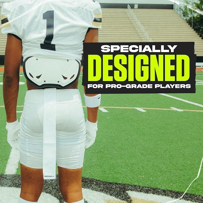 Streamer Football Towel, Sports Towel with Hook and Loop Fastener to Clean Football Visor and Gloves (Orange)-GravixFit