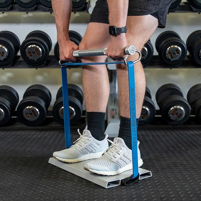 Serious Steel Fitness 37" Resistance Training Bands (Portable Exercise Band System Training Bands- Great for Individuals Looking for Tension Throughout The Exercise)-GravixFit
