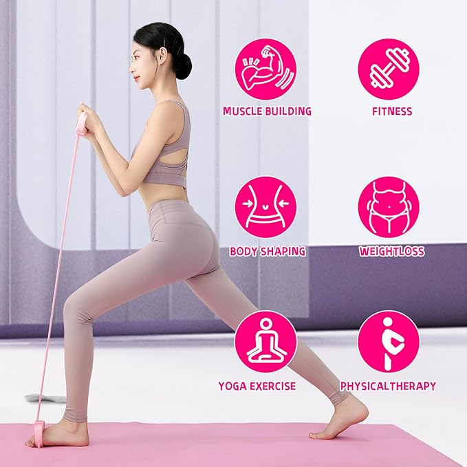 Resistance Bands with Handles, Single Resistance Bands, Exercise Bands with Comfortable Handles, Resistance Training, Physical Therapy, Home Workouts, Fitness, Pilates-GravixFit