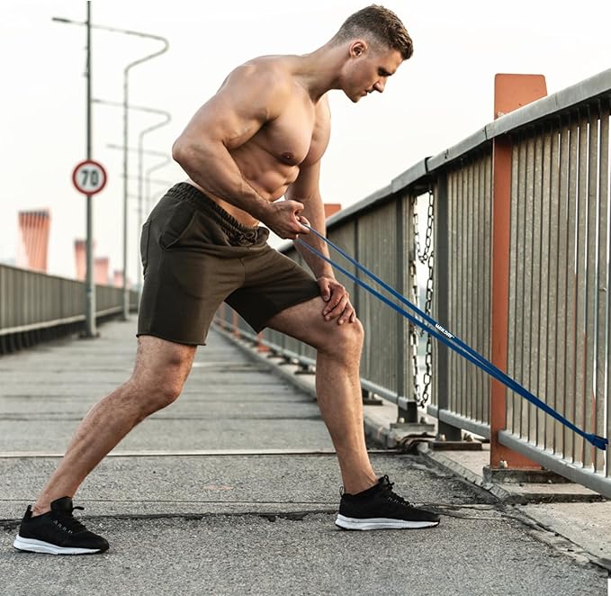 Resistance Bands for Working Out, Exercise Bands, Workout Bands, Pull Up Assistance Bands for Body Stretching Training Physical Therapy Muscle Training for Men & Women-GravixFit