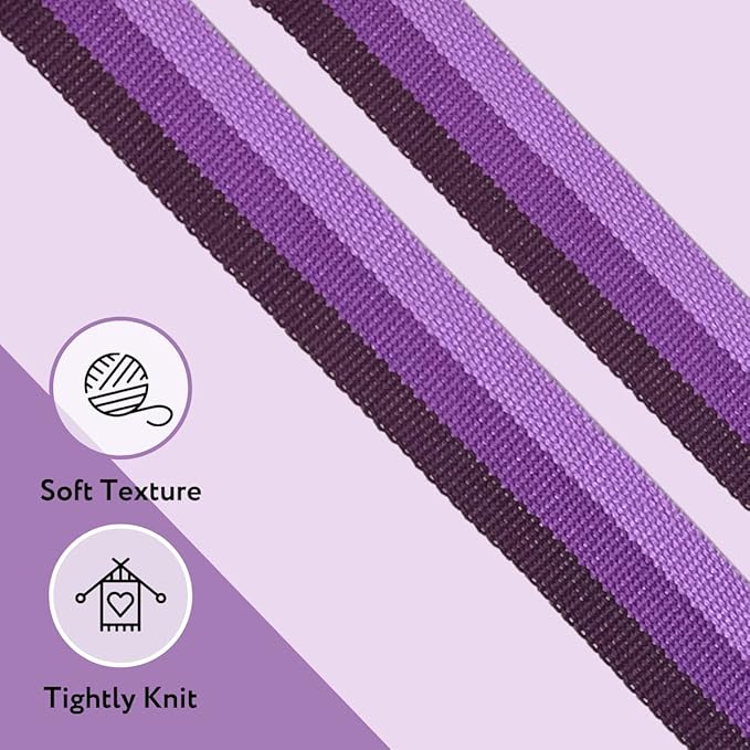 California Yoga Strap | Yoga Belt with Safe Adjustable D-Ring Buckle for Pilates | Stretching Strap | Exercise Bands | Physical Therapy | Improves Sitting Posture-GravixFit
