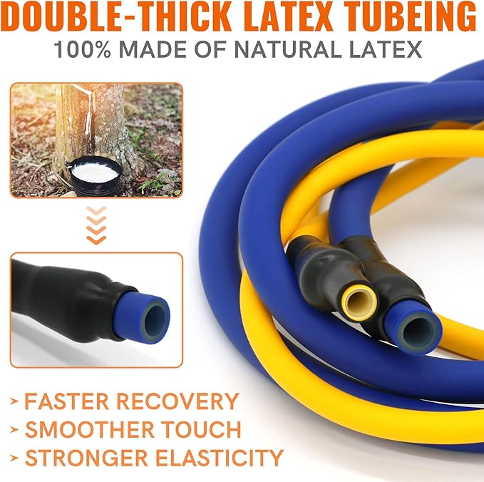 Aihoye Resistance Bands for Working Out, Exercise Bands with Handles, Stretch Bands for Exercise, Workout Bands with Door Anchors for Physical Therapy & Strength Training-GravixFit