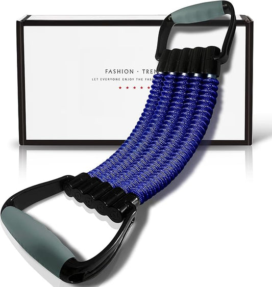 5-Level Chest Expander with Adjustable Resistance Bands, Exercise Band with Handle, Suitable for Men and Women of Different Strength Classes Fitness, Yoga, Training Home Gym Equipment-GravixFit