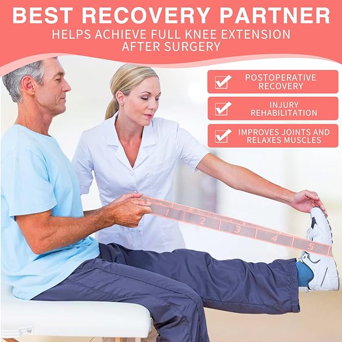 Elastic Yoga Stretching Strap with Loops, CEILIWEN Stretch Straps For Physical Therapy, Pilates Stretch Band, Elastic Exercise Bands, Leg Stretching Strap, Stretch Resistance Bands For Exercise-GravixFit